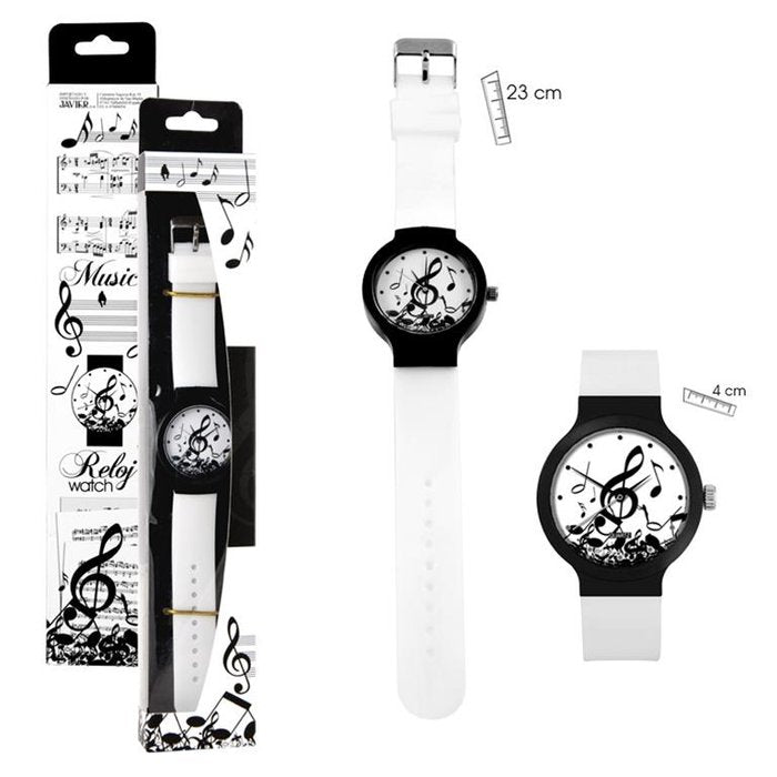 Reloj de Pulsera de la Colección de Música Papelería Javier