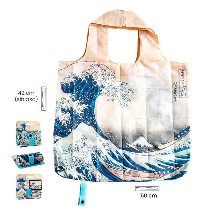 BOLSA PLEGABLE LA OLA | PAPELERIA JAVIER Imagen principal del producto