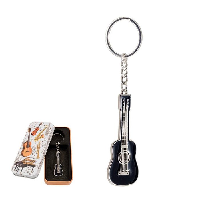 LLAVERO GUITARRA CON NEGRO | PAPELERIA JAVIER | 1 UNIDAD | 8435266135555