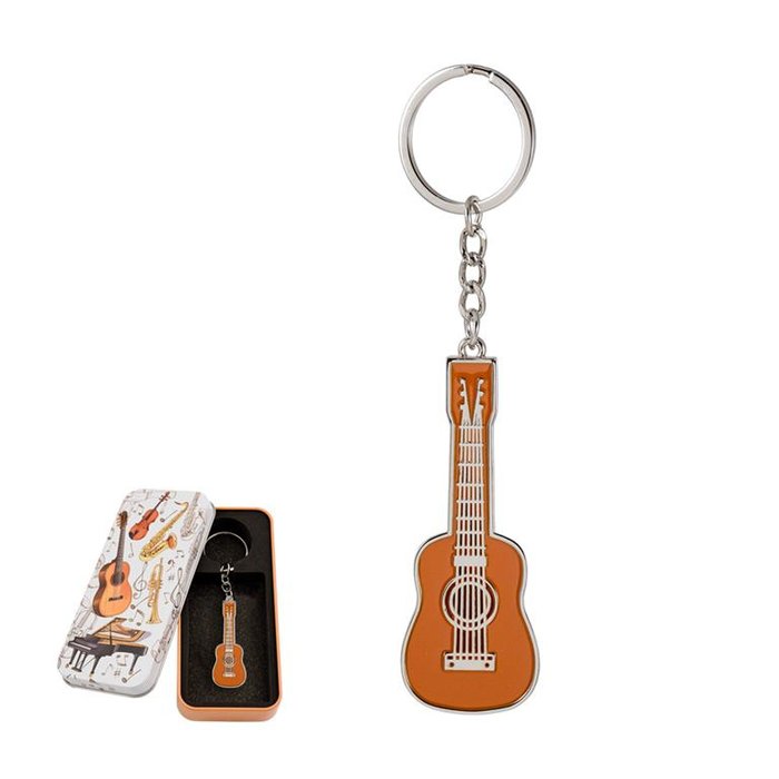 LLAVERO GUITARRA MARRON CLARO | PAPELERIA JAVIER | 1 UNIDAD | 8435266135562 Imagen principal del producto