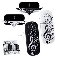 EXPOSITOR 12 UDS FUNDAS DE GAFAS MUSICA SURTIDAS | PAPELERIA JAVIER | ENVASE 12 UDS. UNIDAD | 8435266143369