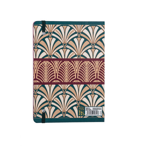 Libreta cuadros borde color A5 Art Déco, pack 6 unidades Imagen secundaria del producto