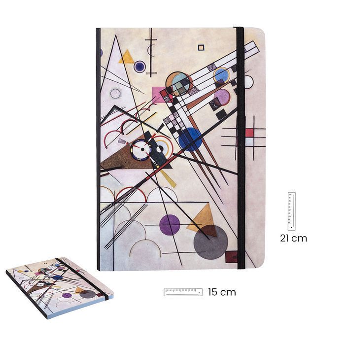 Libreta Cuadros Borde Color A5 Kandinski Marca