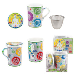TAZAS CON FILTRO METAL CHACRAS | PAPELERIA JAVIER | 1 UNIDAD | 8435266160021