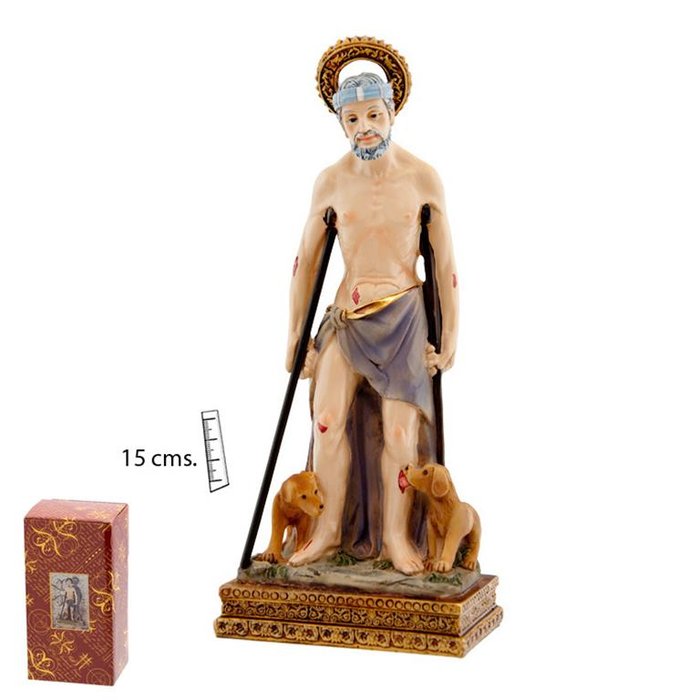 Figura San Lazaro 15 cm Marca Figuras Santos Javier Regalo
