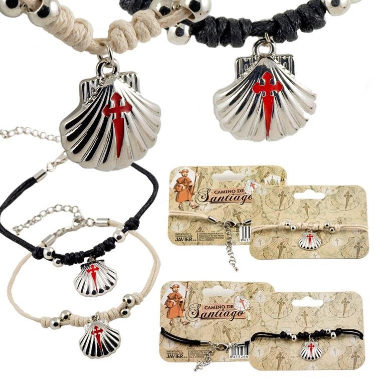 PULSERA CONCHA COLGANDO 2 SURT, | SOUVENIR JAVIER | 1 UNIDAD | 8435266196587