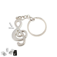 LLAVERO EN LATA CLAVE PLANA MUSICA | PAPELERIA JAVIER | 1 UNIDAD | 8435266198925