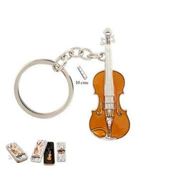 LLAVERO VIOLIN MARRON EN LATA | PAPELERIA JAVIER | 1 UNIDAD | 8435266199786