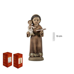FIGURA SAN ANTONIO CON NIÑO INFANTIL 13 CM | FIGURAS SANTOS JAVIER | 1 UNIDAD | 8435266233077