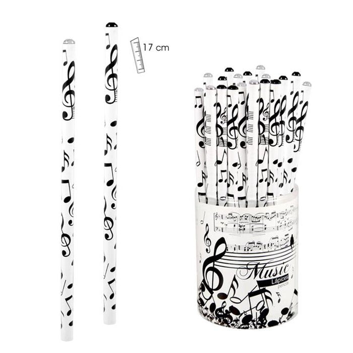 Exp 60 Lápices con Piedra de Cristal Colección Música PAPELERIA JAVIER