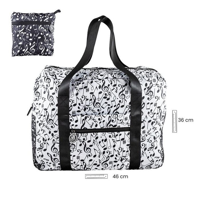 BOLSA DEPORTE PLEGABLE MUSICA | PAPELERIA JAVIER Imagen principal del producto