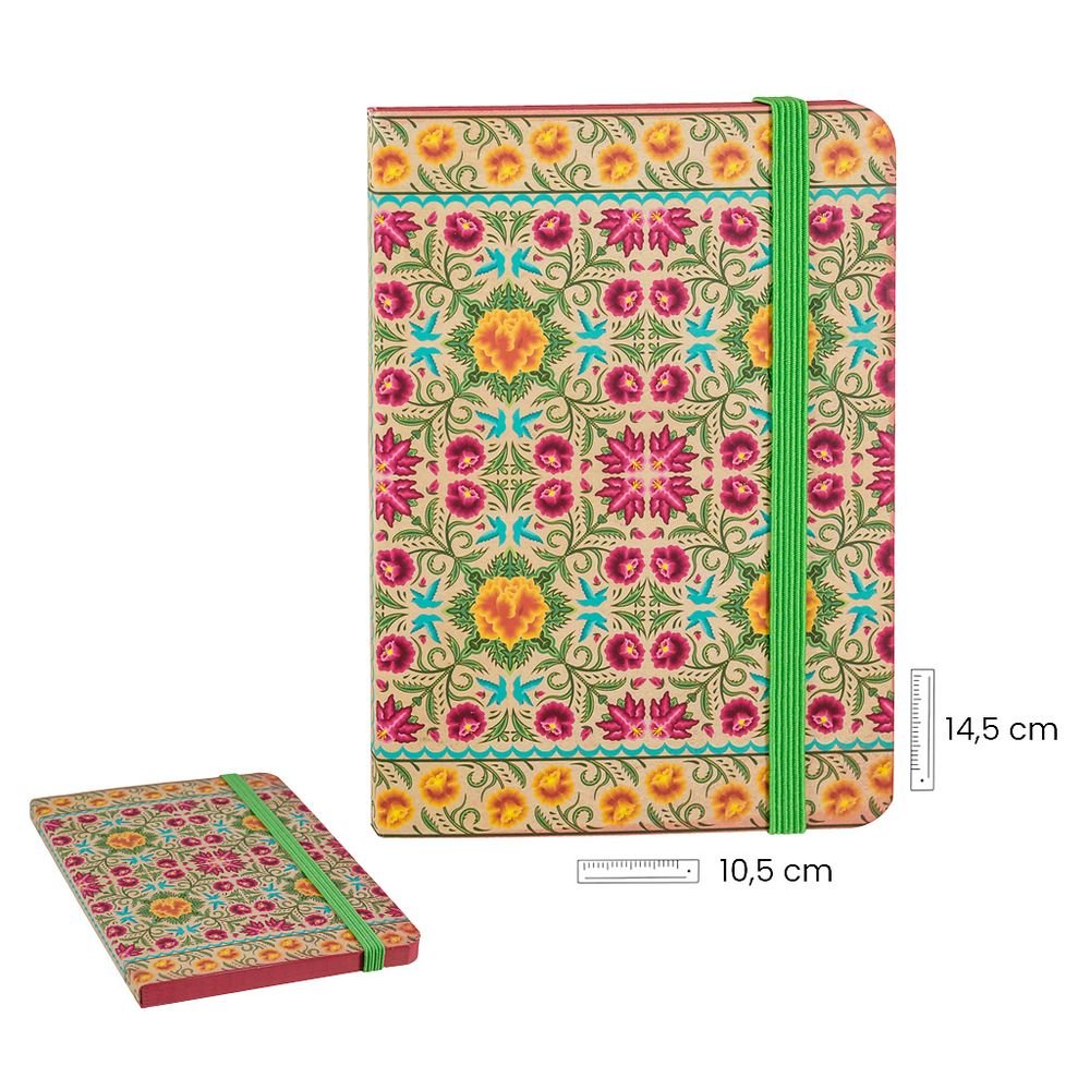 Libreta A6 Frida Kahlo Mosaico Claro PAPELERIA JAVIER