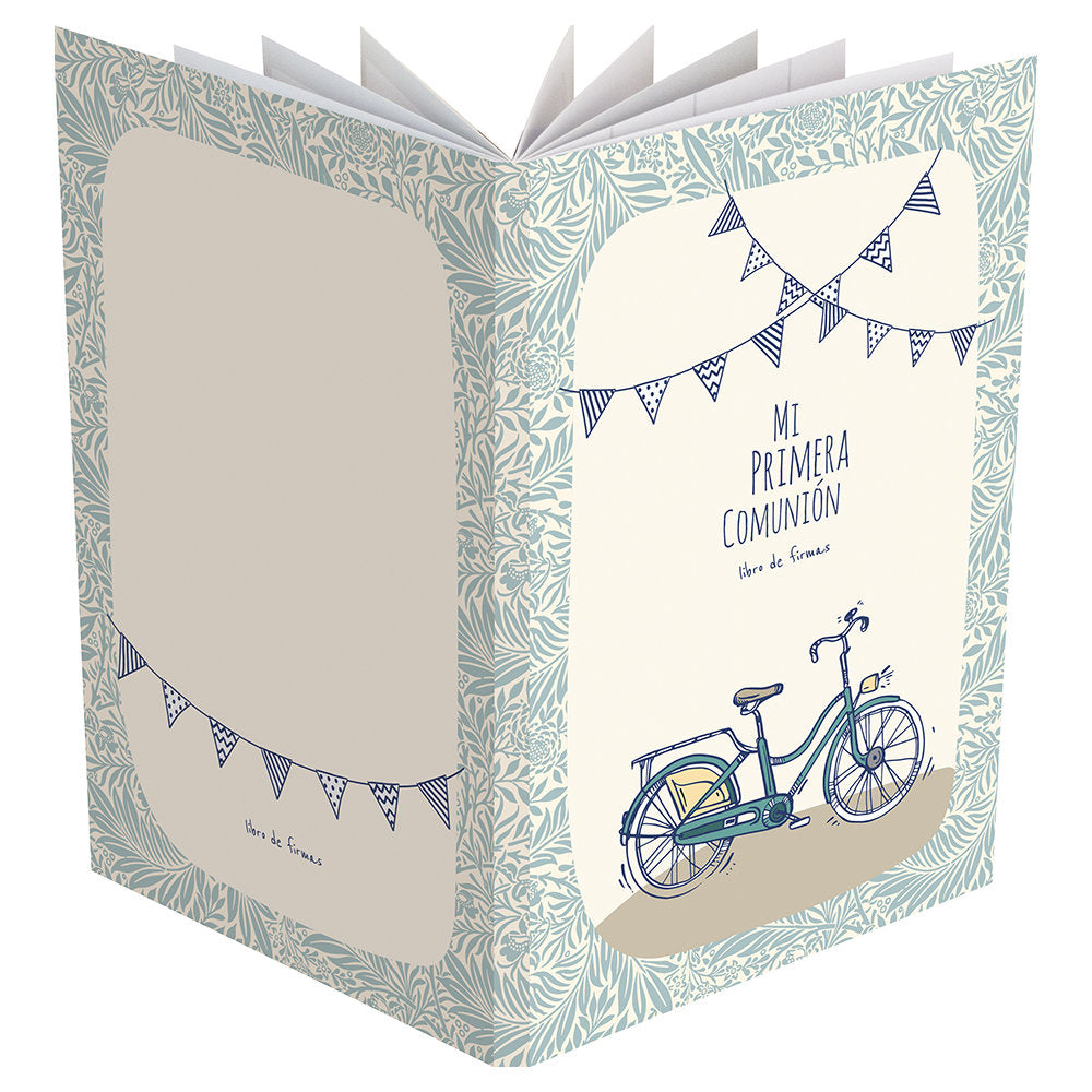 Libro Firmas Primera Comunión 20x30 Azul Demark Imagen principal del producto