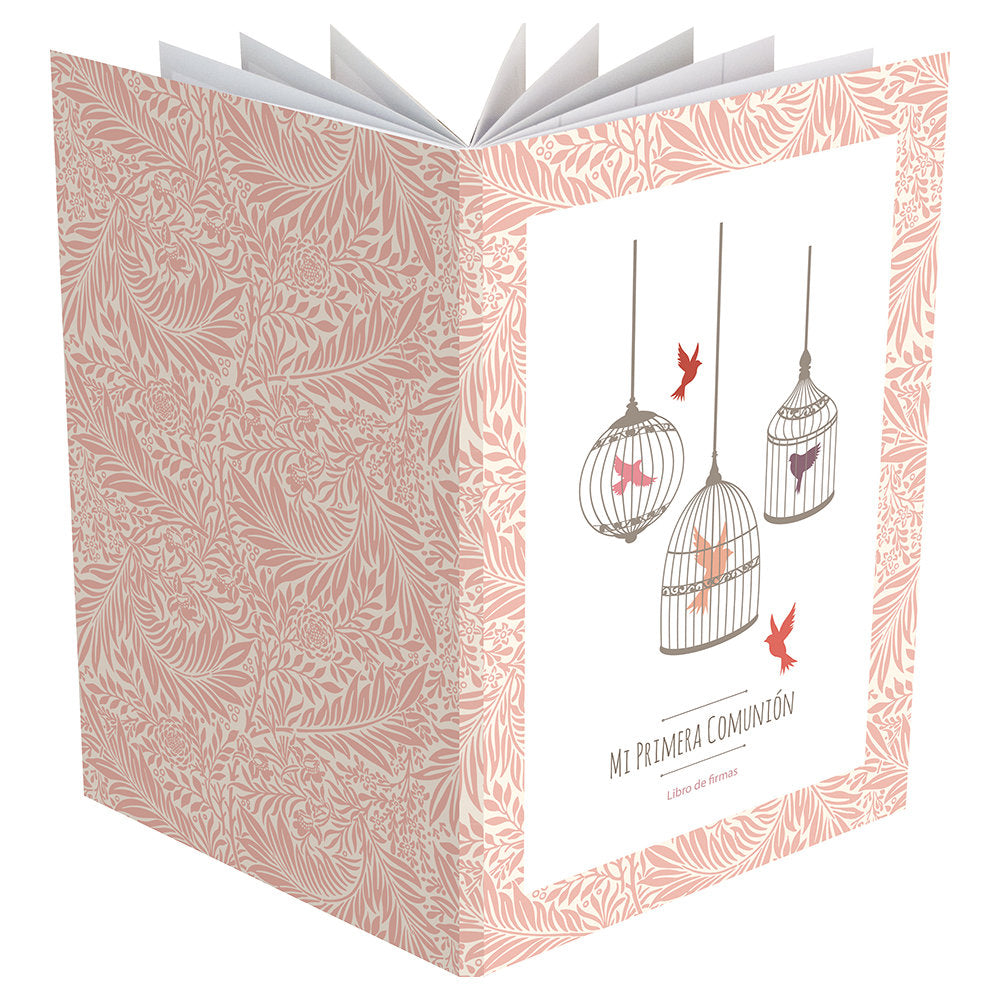 Libro Firmas Primera Comunión Rosa DEMARK 20x30 Imagen principal del producto