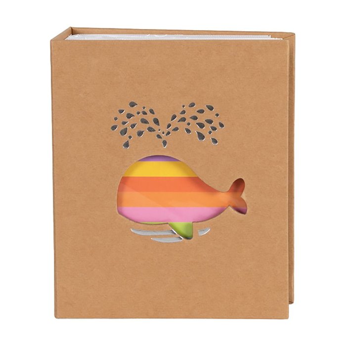 ALBUM ESLIPIN PARA 100 FOTOS BALLENA 11,4X15,2 HOJA BLANCA | 1 UNIDADES | (DEMARK)