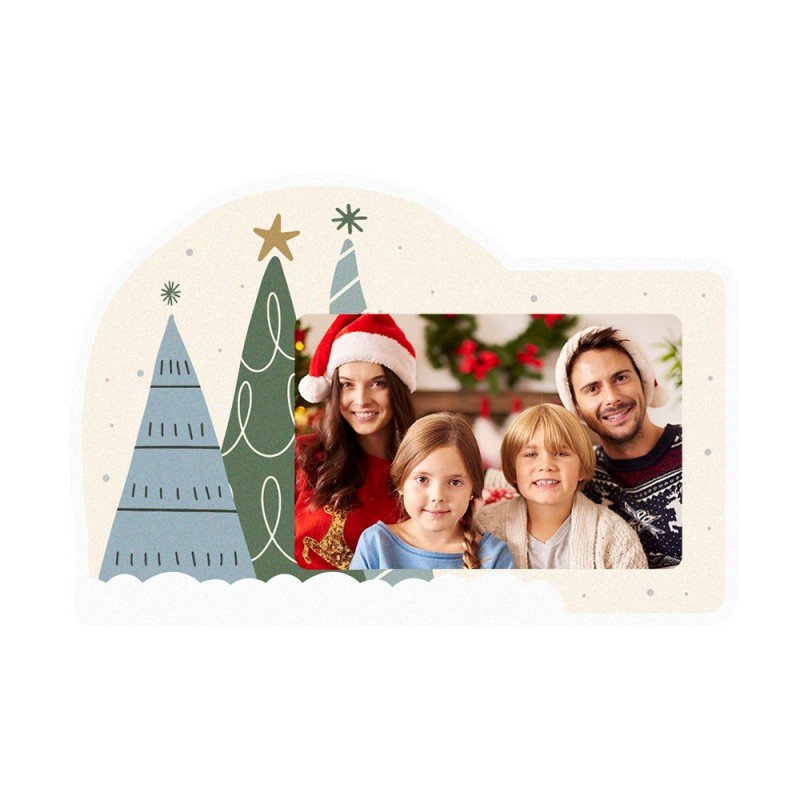 Marco PVC para Foto 10x15 Motivos Navideños Arboles DEMARK Imagen principal del producto