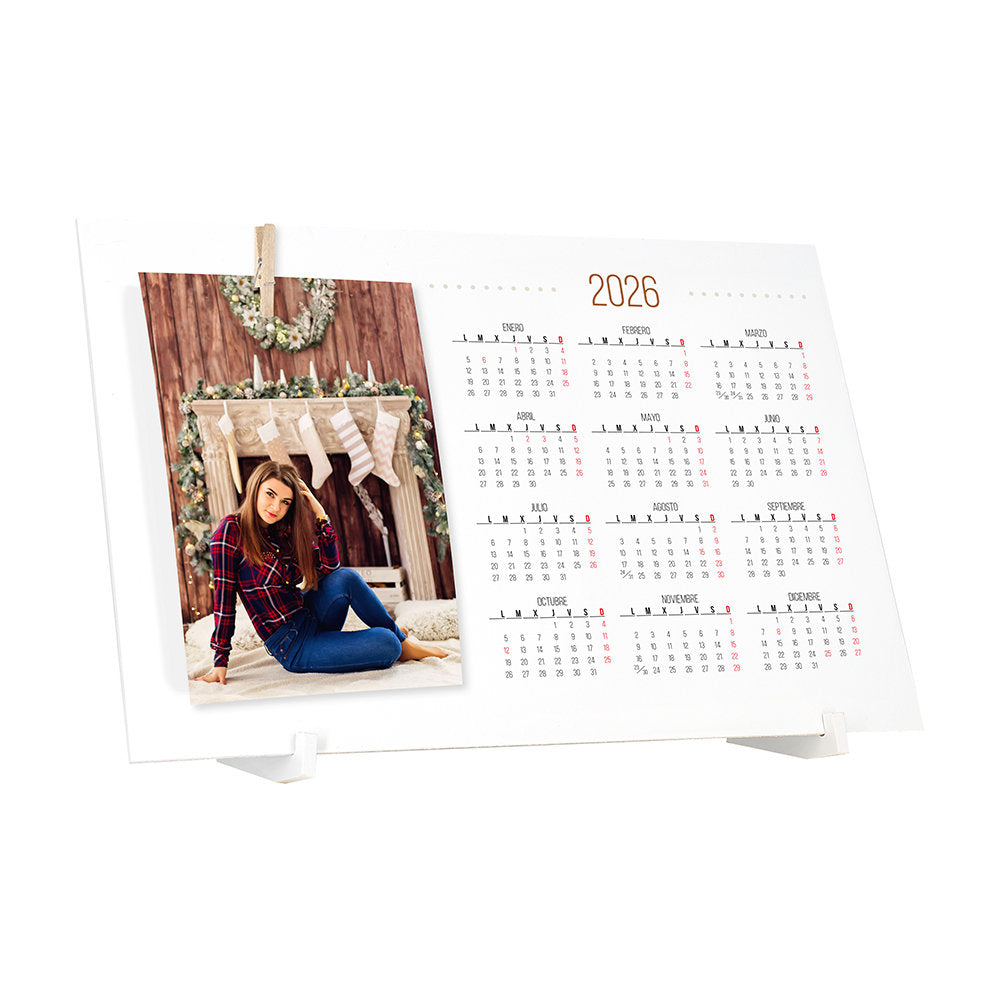 Marco PVC para Foto de 10x15 Soporte y Calendario Demark Imagen principal del producto