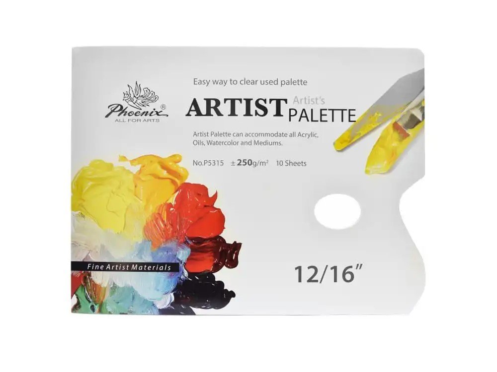 Paletas papel rectángulo Phoenixart 23x30cm 250 g/m² Imagen principal del producto