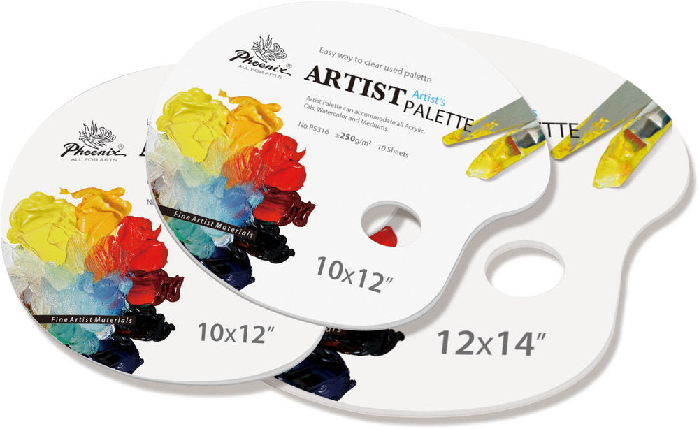 Paletas Papel P-5316 Oval 30x35cm 250 g/m² Phoenixart