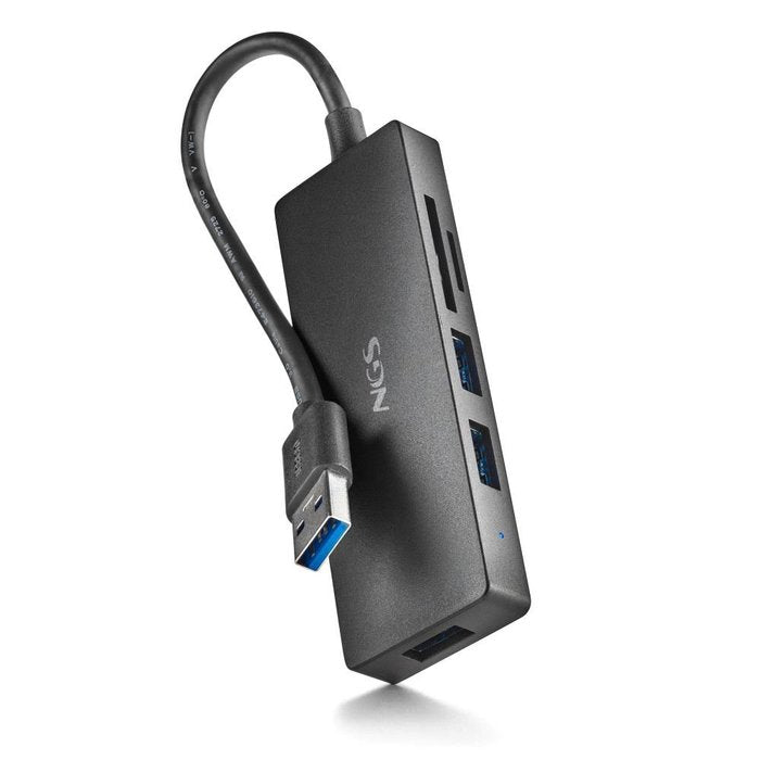 Hub USB 3.0 con Lector de Tarjeta Lurbe Group S.A. NGS
