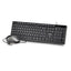 Set Teclado Conexión por Cable 12 Teclas y Ratón Negro Lurbe