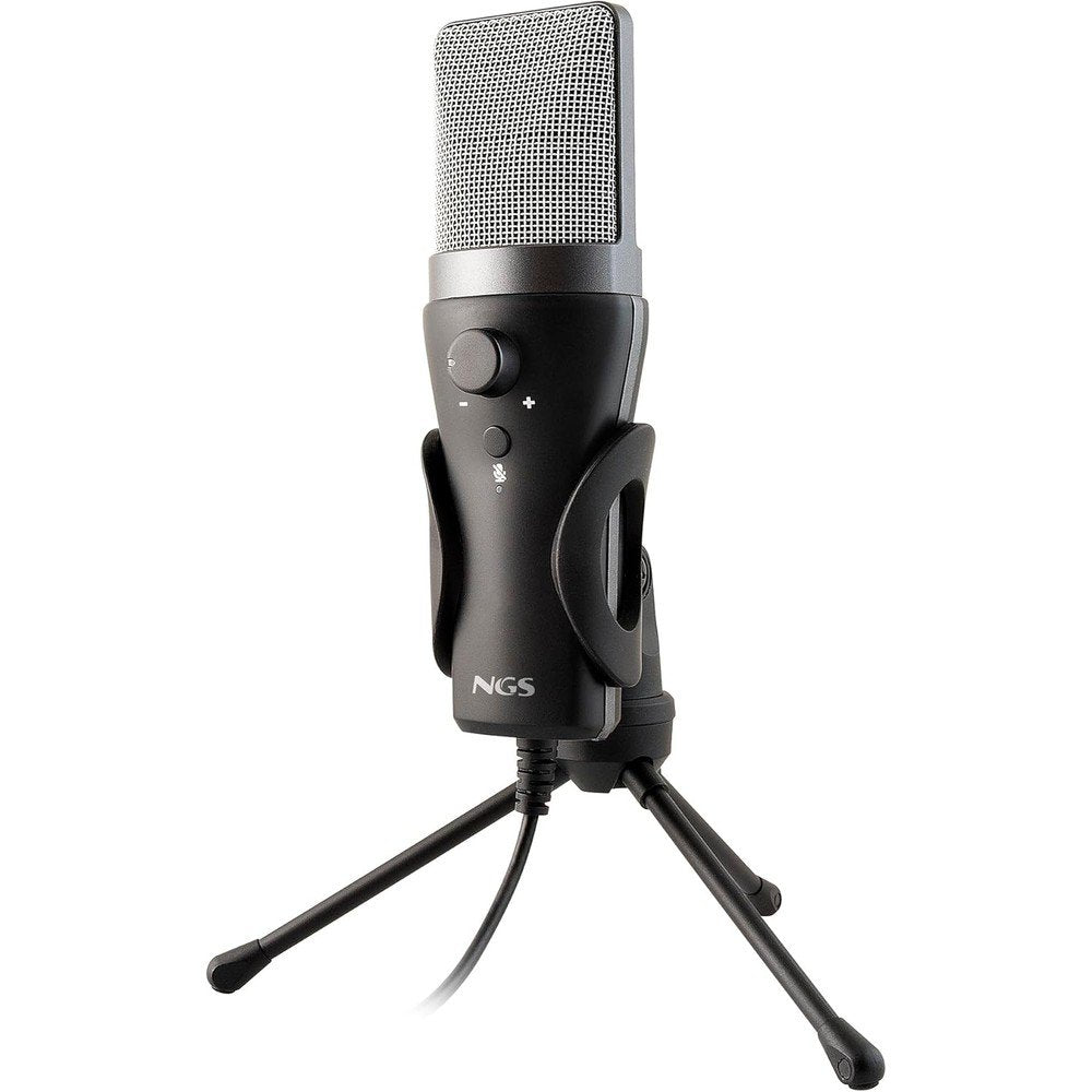 Microfono USB con Soporte de Trípode Ideal para PC Portátil Lurbe Group S.A. NGS