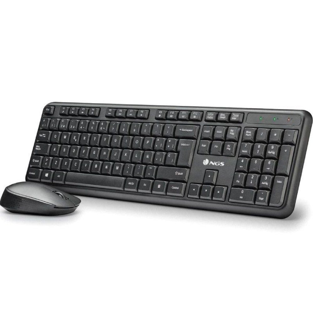 Kit Ratón Teclado Inalámbricos Teclas Silenciosas Lurbe Group S.A. NGS