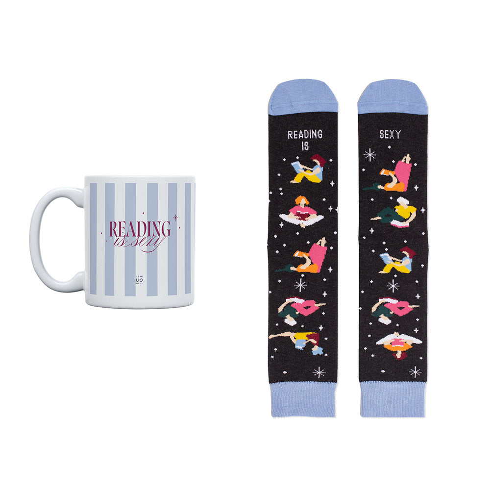 KIT TAZA + CALCETINES READING IS SEXY 36-41 | UO | 1 UNIDAD | 8435449362112