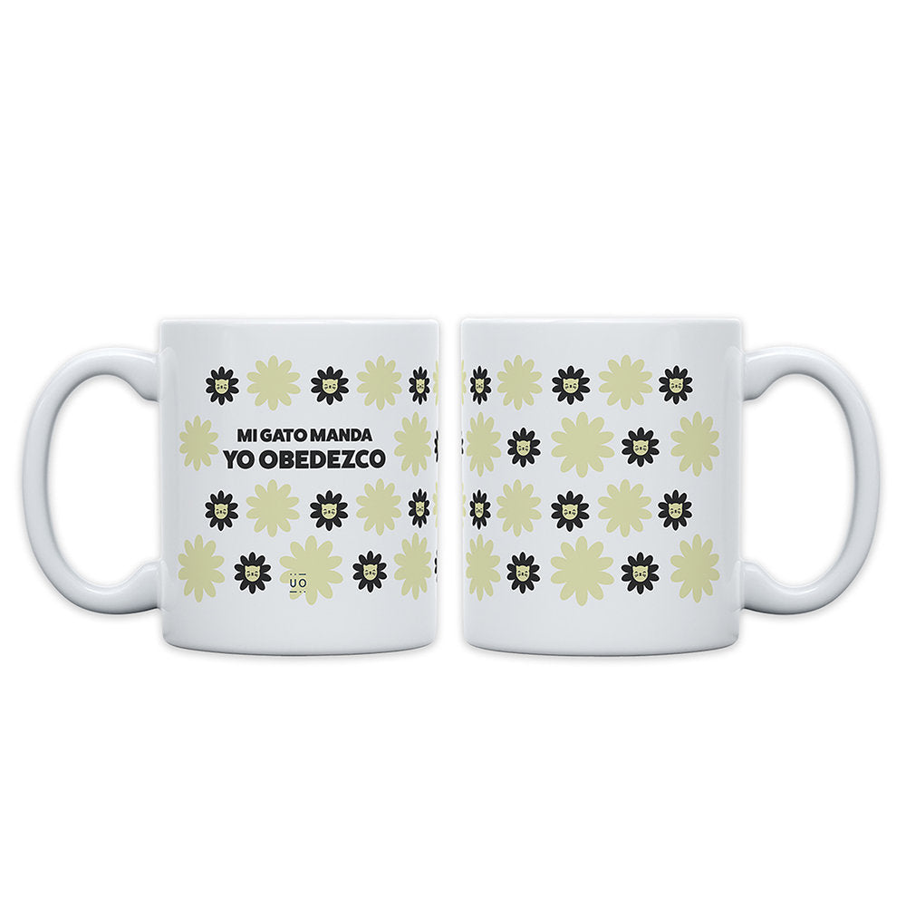 Taza Mi Gato Manda Yo Obedezco UO
