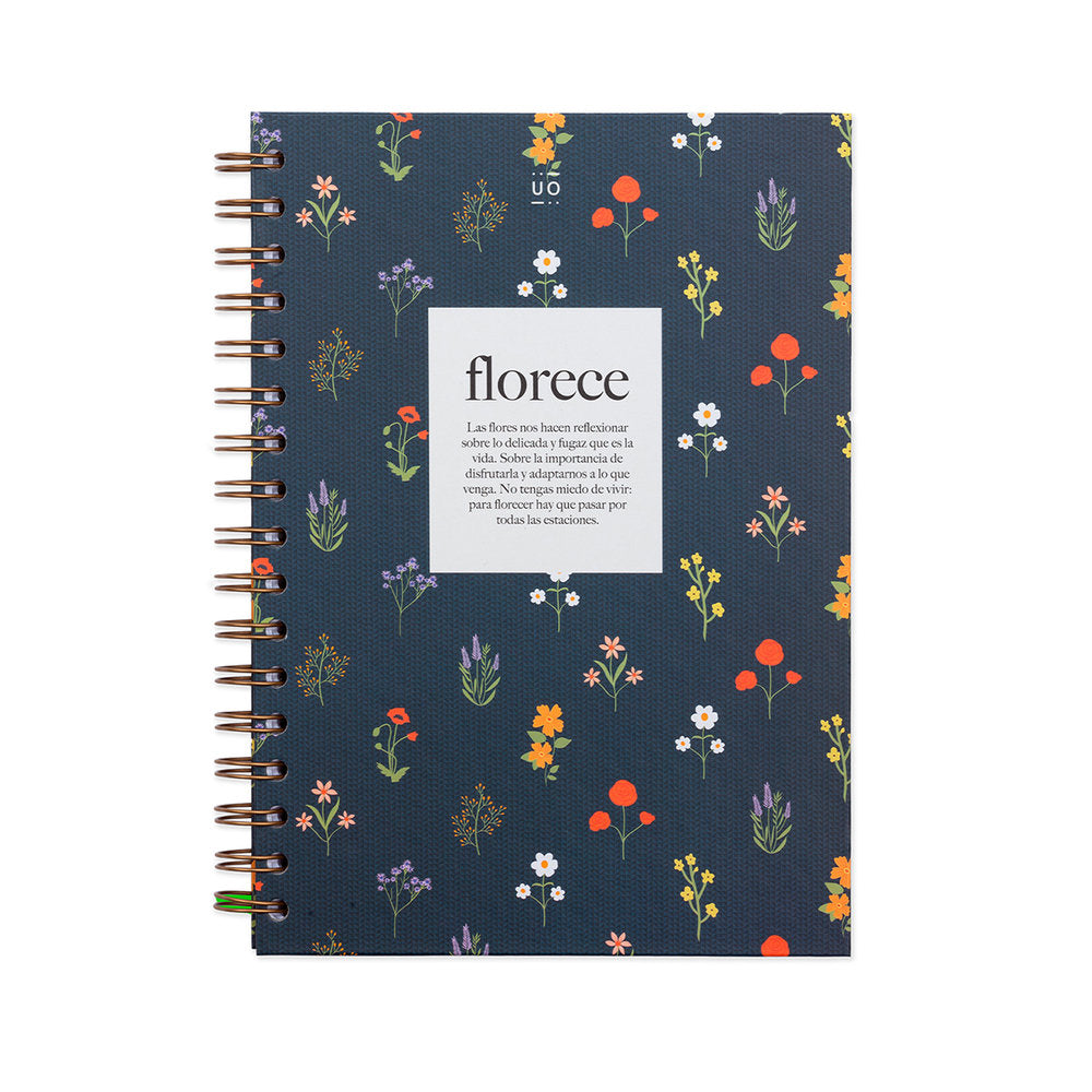 Libreta Florece 16,5 x 23 cm UO Regalo Imagen principal del producto