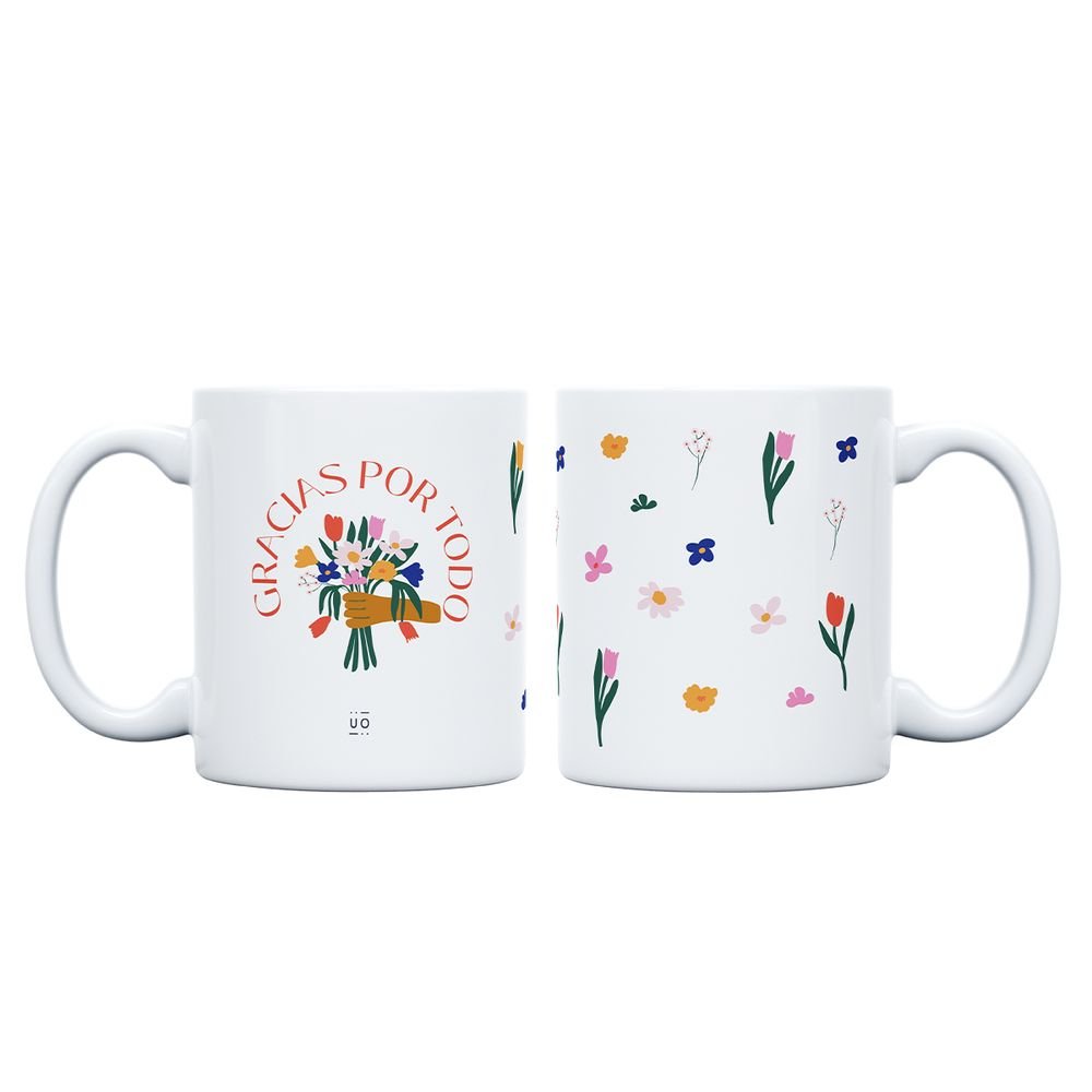 TAZA GRACIAS POR TODO | UO | 1 UNIDAD | 8435449370186