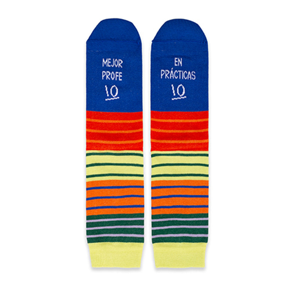 CALCETINES MEJOR PROFE EN PRACTICAS TALLA 36-41 | UO | 1 UNIDAD | 8435449374412 Imagen principal del producto