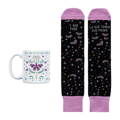 KIT TAZA+CALCETINES Y QUE PASE LO QUE TENGA QUE PASAR T36-41 | UO | 1 UNIDAD | 8435449376522