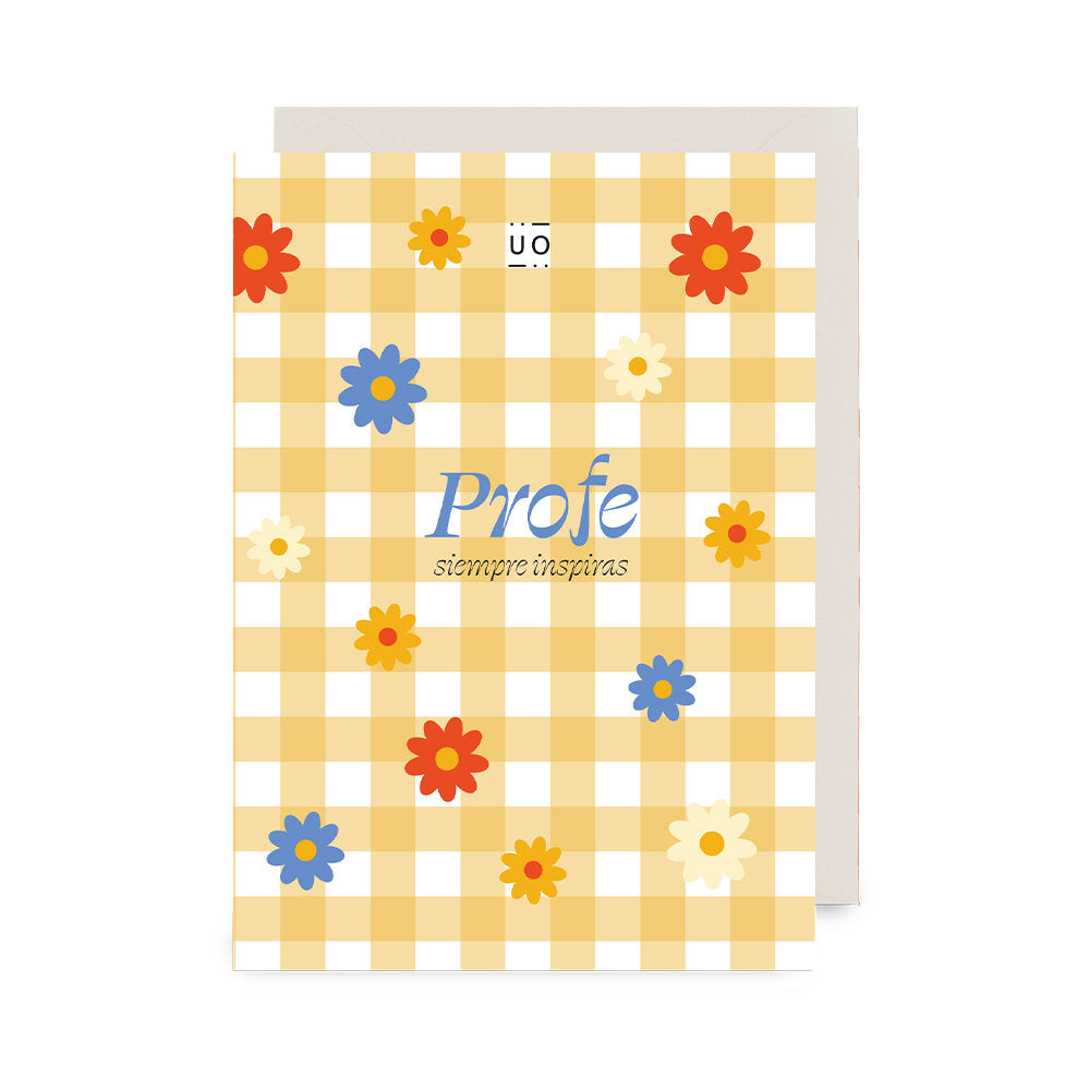 POSTAL PROFE SIEMPRE INSPIRAS | UO | 1 UNIDAD | 8435449378847 Imagen principal del producto