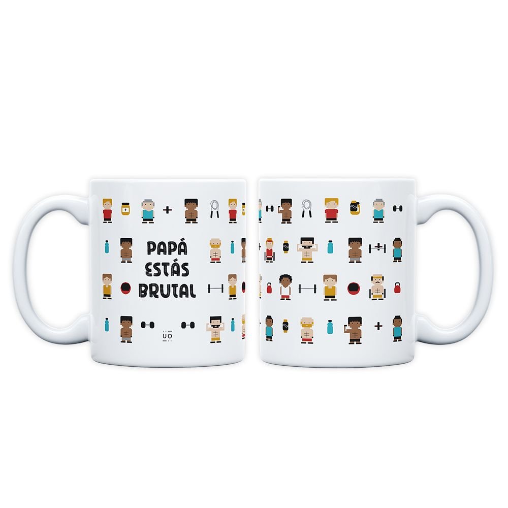 TAZA PAPA ESTAS BRUTAL | UO | 1 UNIDAD | 8435449379240 Imagen principal del producto