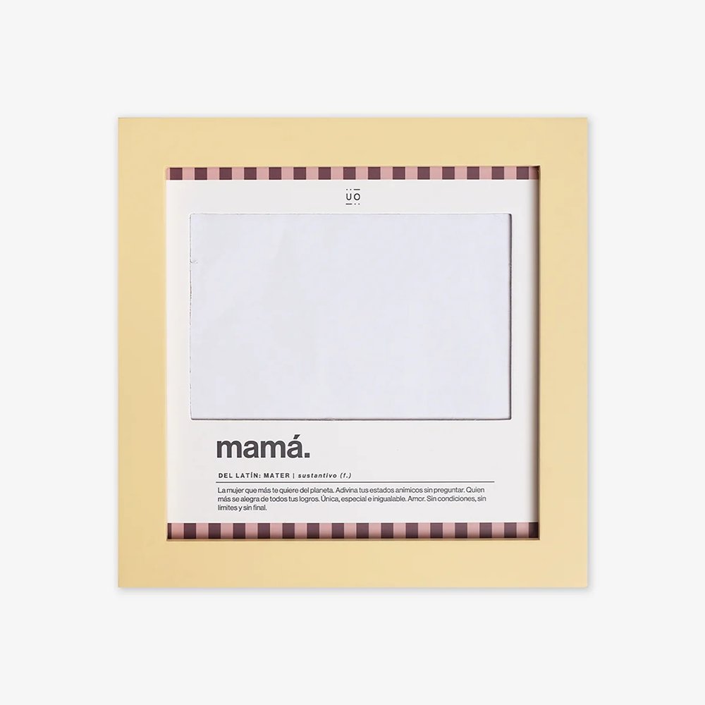 Marco Fotos Bicolor Mama UO Regalo Bicolor 20 cm Imagen principal del producto