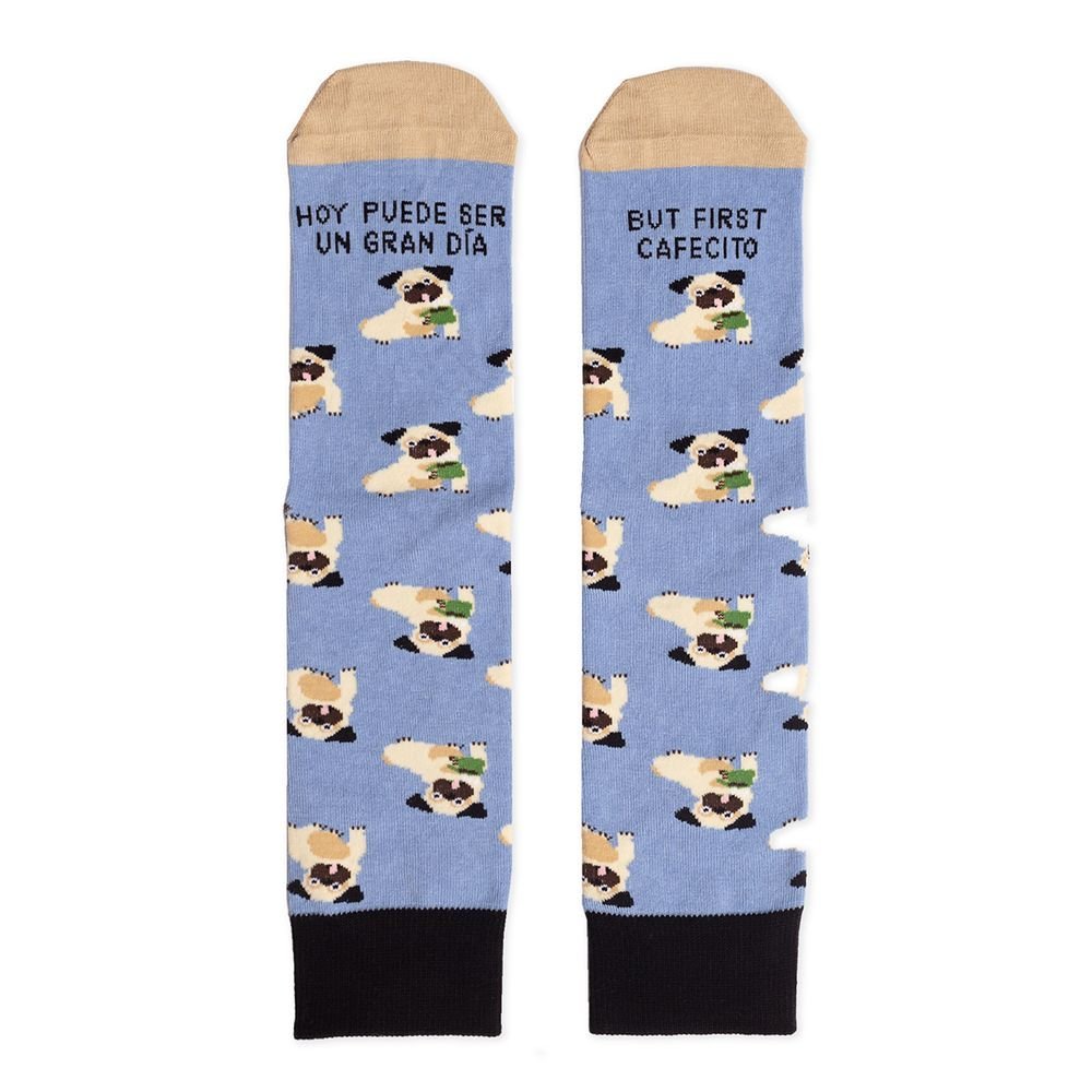 Calcetines Hoy Puede Ser un Gran Día But First Cafecito UO Pack 1 par