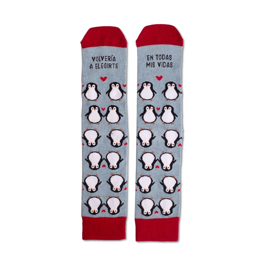 Calcetines Volveria Elegirte en Todas Mis Vidas Talla 42-46 Marca UO