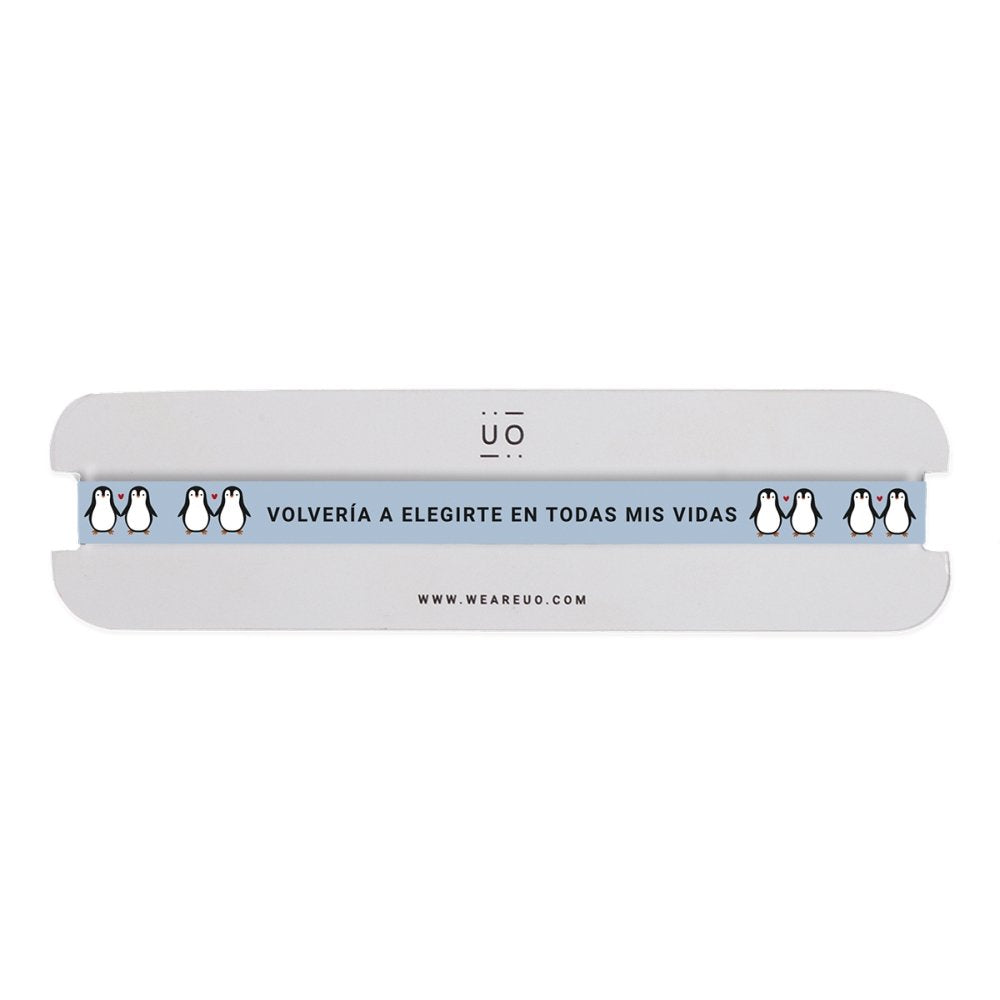 Pulsera de Tela Volveria a Elegirte en Todas Mis Vidas UO