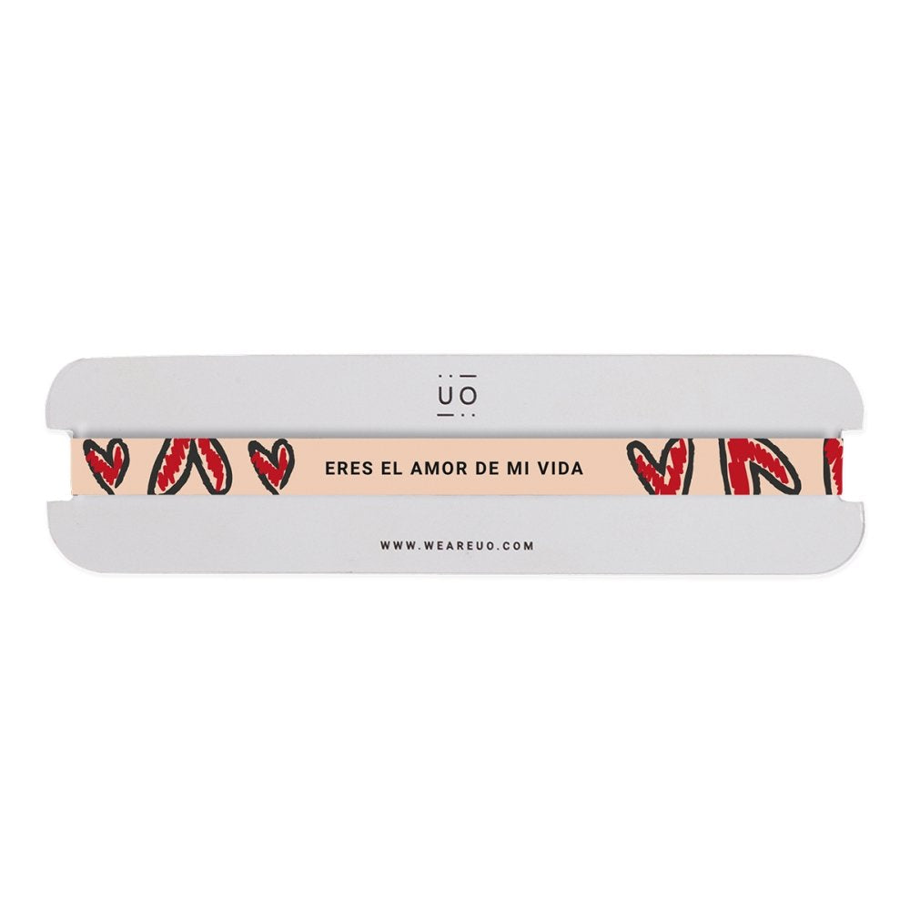 Pulsera de Tela Eres el Amor de Mi Vida UO Imagen principal del producto