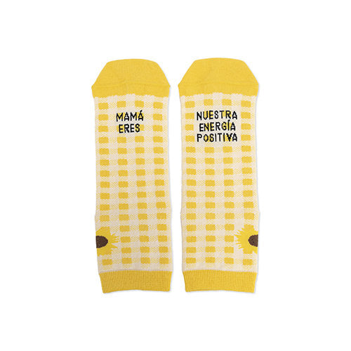 Calcetines Mama Eres Nuestra Energia Positiva Talla 36-41 Marca UO