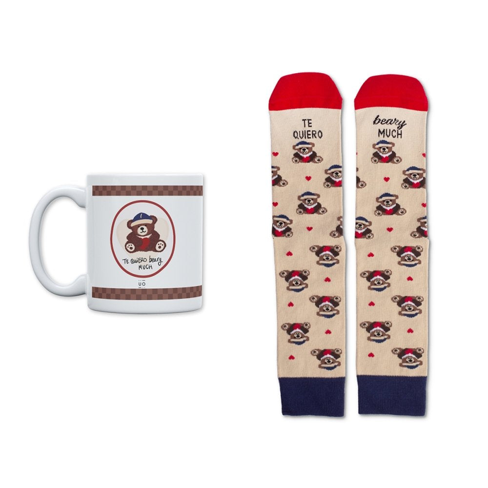 Kit Taza y Calcetines Te Quiero Beary Much UO Imagen principal del producto