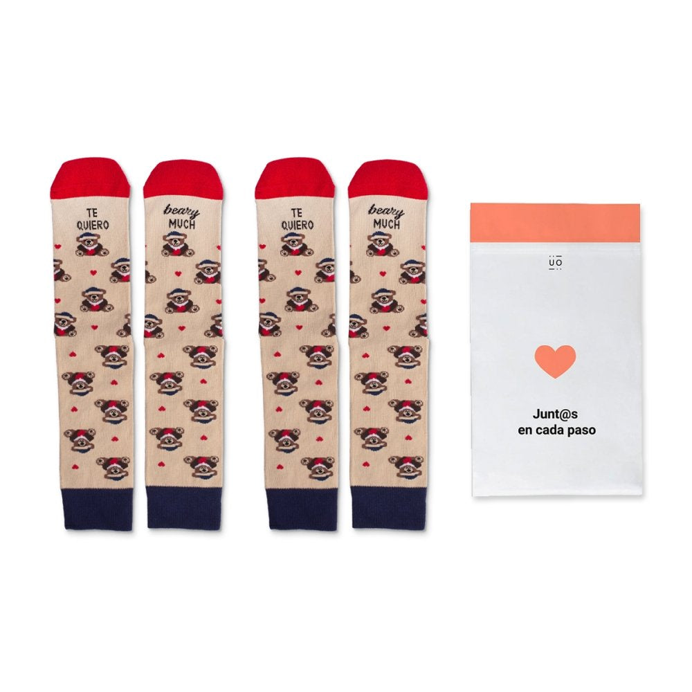 Kit Te Quiero Beary Much 2 Calcetines T. 36-41 y 42-46 UO Imagen principal del producto