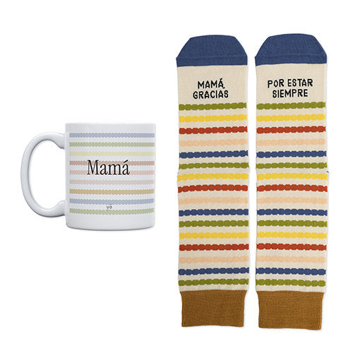 Kit Taza y Calcetines Mama Gracias por Estar Siempre UO Imagen principal del producto
