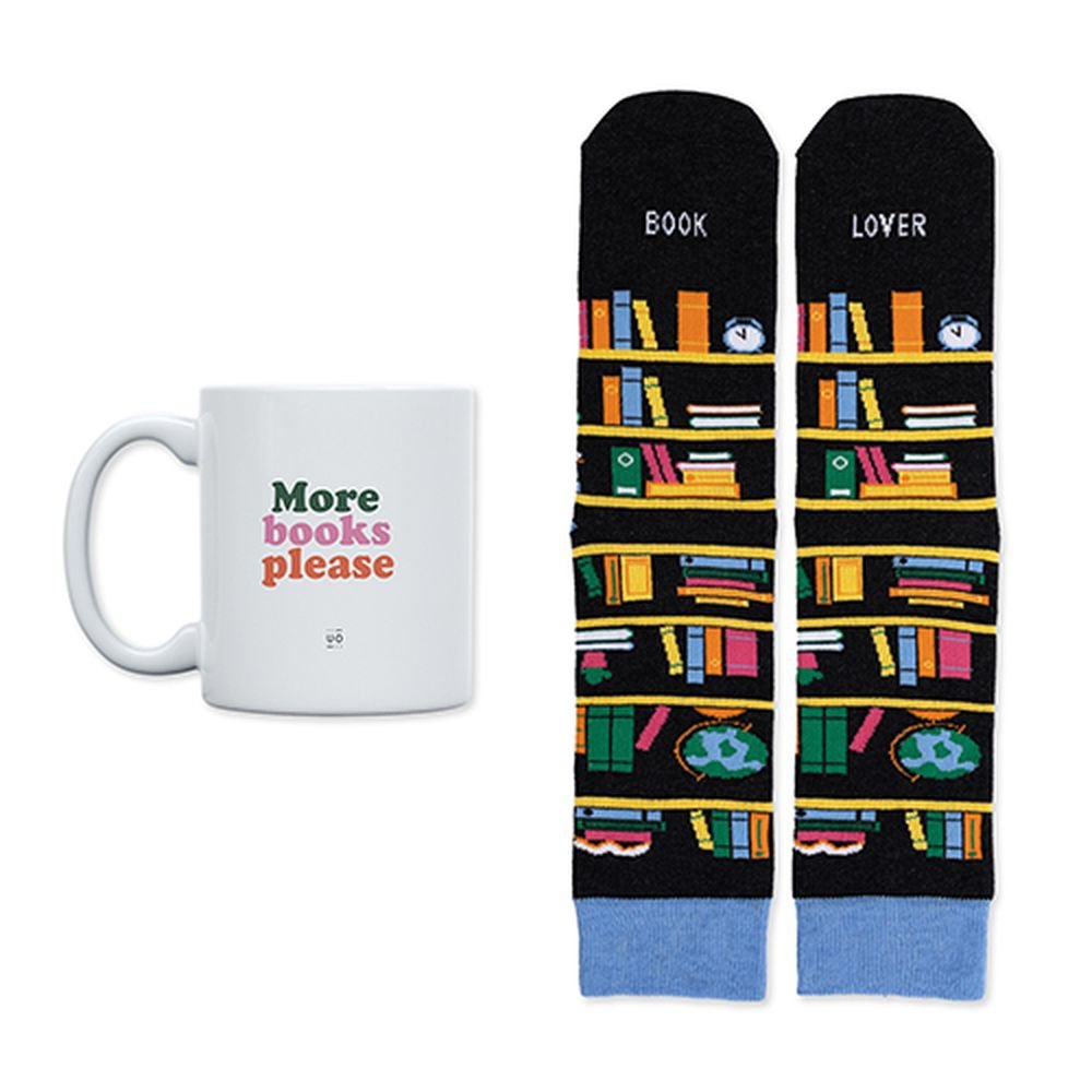 Kit Taza y Calcetines Book Lover UO