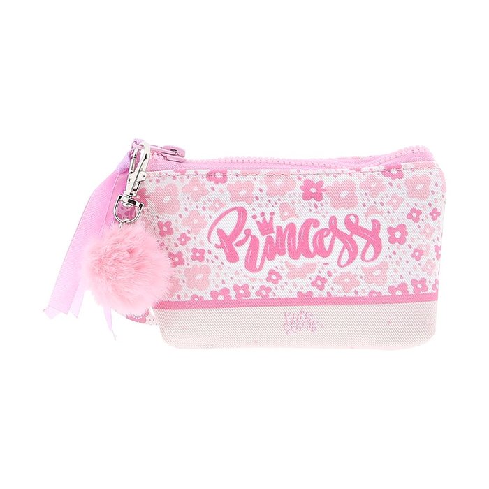MONEDERO CON LLAVERO POMPON PRINCESS | LOVELY STORY | 1 UNIDAD | 8435458010622 Imagen principal del producto