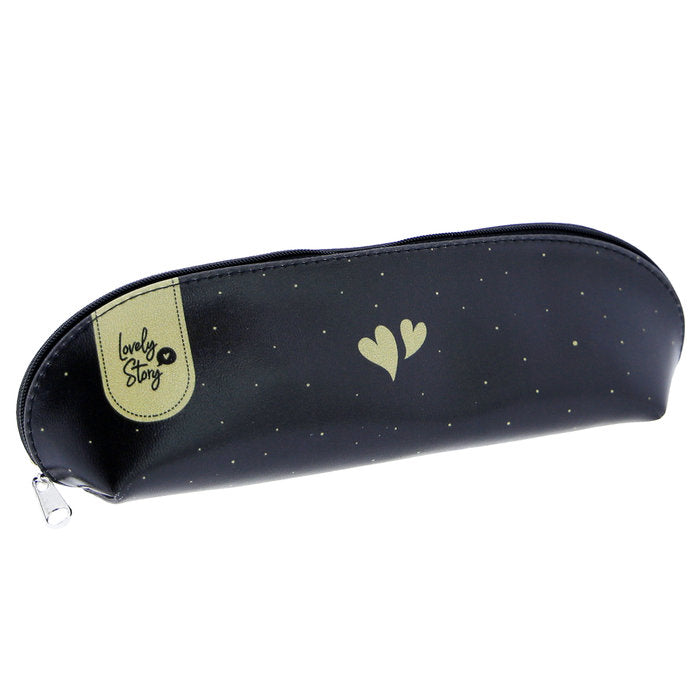 ESTUCHE OVALADO NIGHT & DAY NEGRO | LOVELY STORY Imagen principal del producto