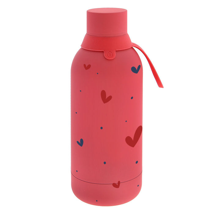 BOTELLA TERMO ACERO 500 ML CORAZONES | LOVELY STORY | 1 UNIDAD | 8435458070442
