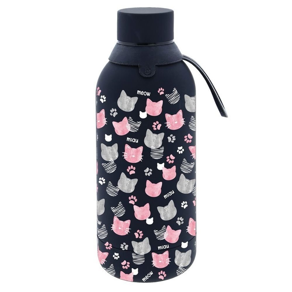 BOTELLA TERMICA BLACK MIAU | LOVELY STORY | 1 UNIDAD | 8435458098217
