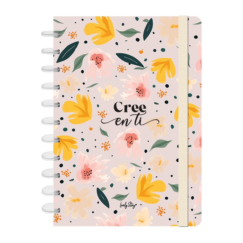 Libreta Anillas A4 Sistema de Discos Cree en Ti Lovely Story